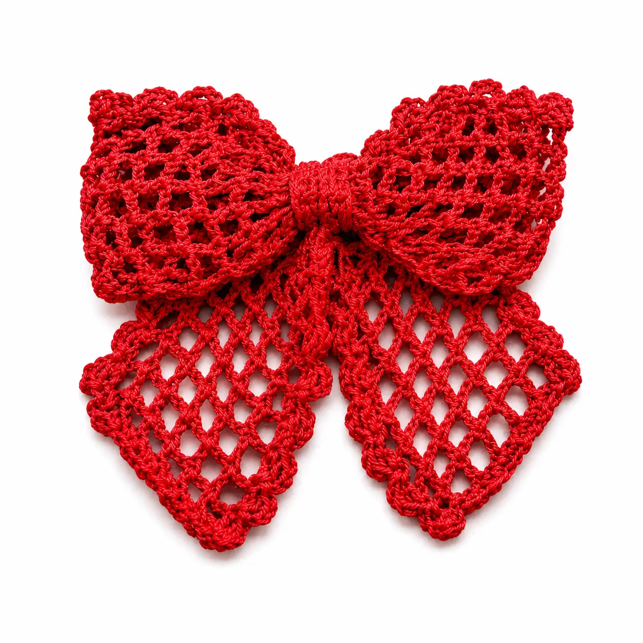Crochet Bow Bag Charm