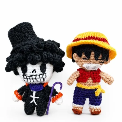 Crochet Brooks from One Piece Anime