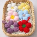 Crochet Daisy Flower Bag Charm