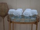 Handmade Crochet Glass Covers Set of 6 – Reusable Drink & Juice Covers