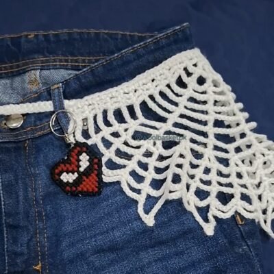 Crochet Spiderman Waistbelt/bandana