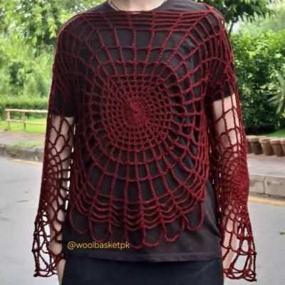 Crochet Spider Web Top