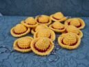 Crochet luffy hat keychain