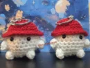 Crochet Little Mushroom Keychain